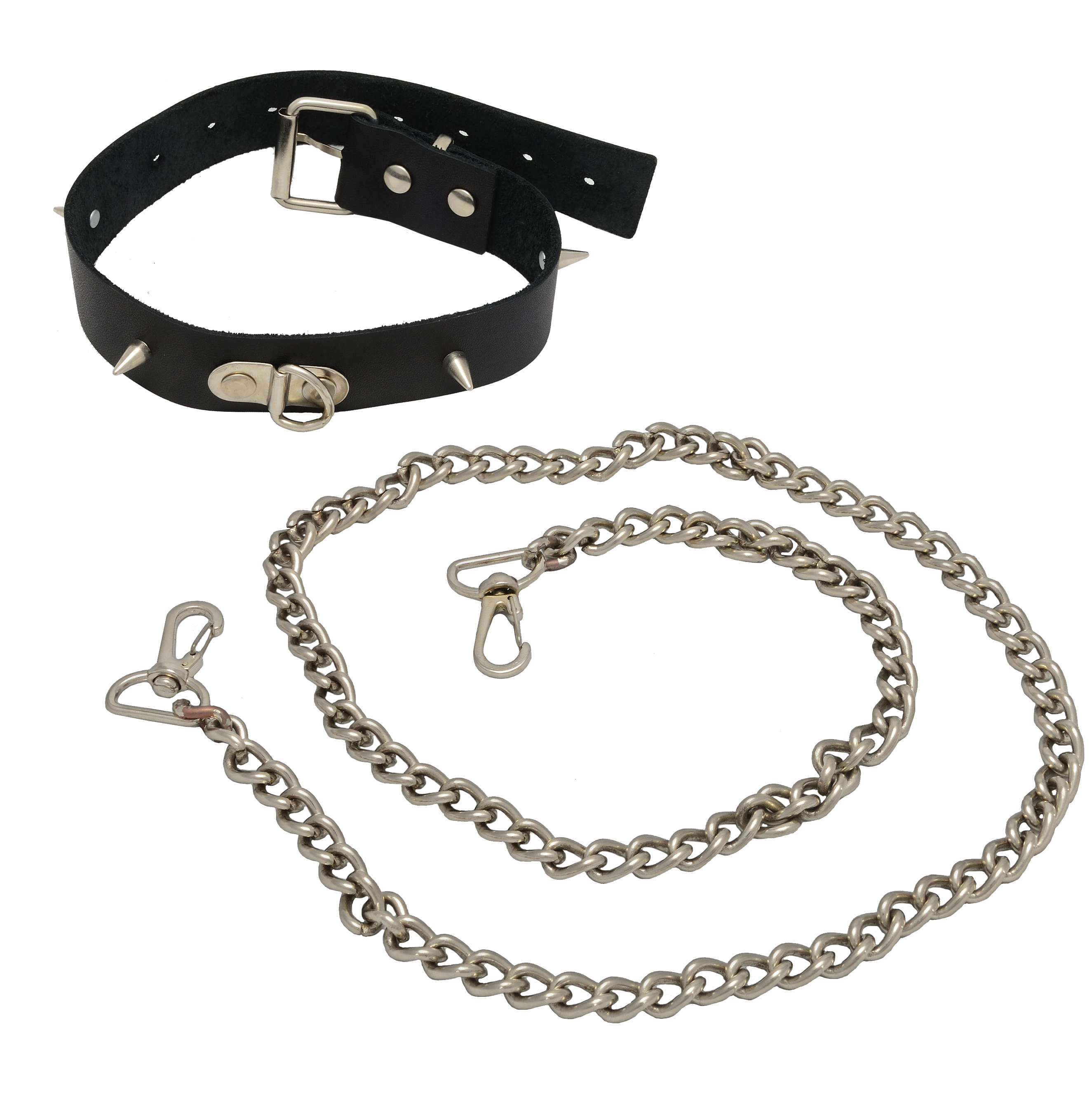 DARKNESS COLLAR CON CADENA SOFT LEATHER